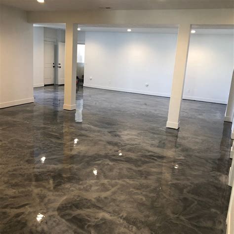 metallic epoxy residential floor coatings